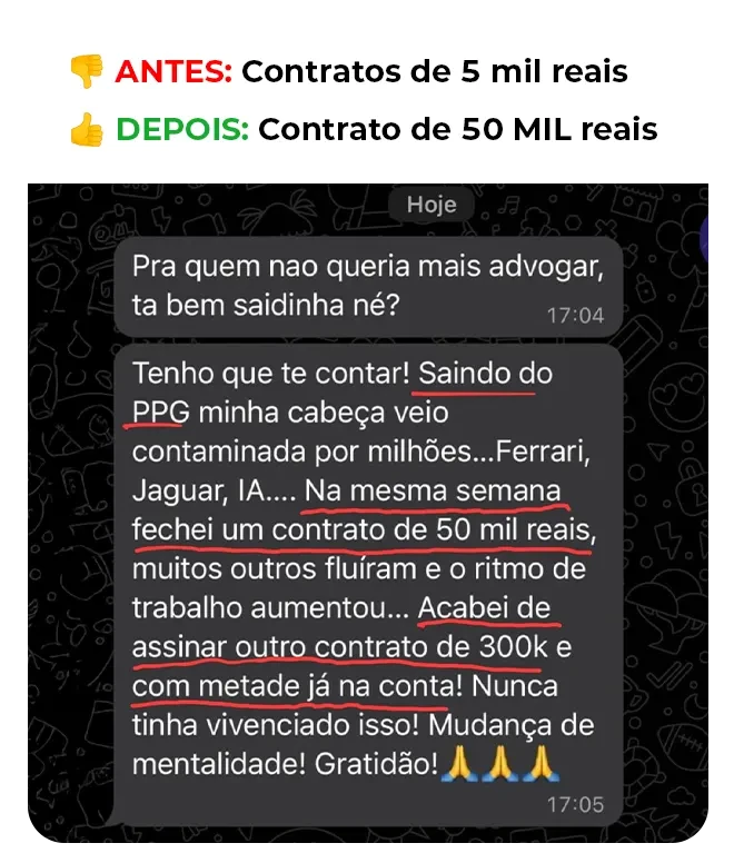 Depoimento positivo palestrante 3