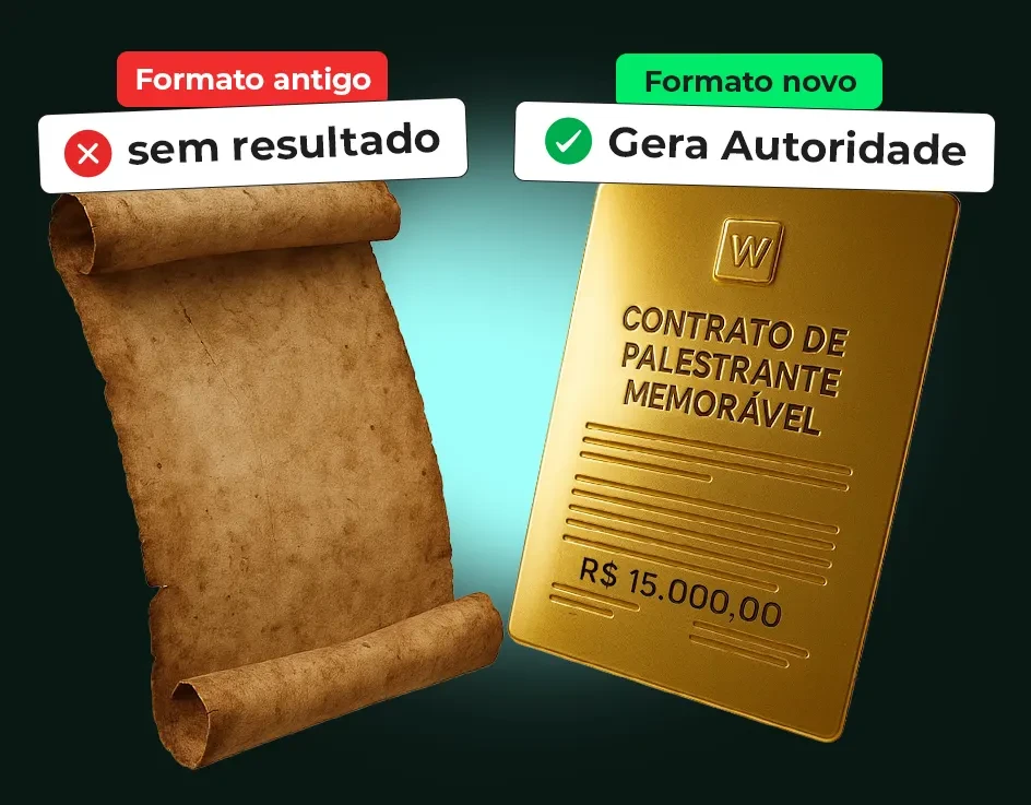 Mockup do Contrato Digital e Impresso