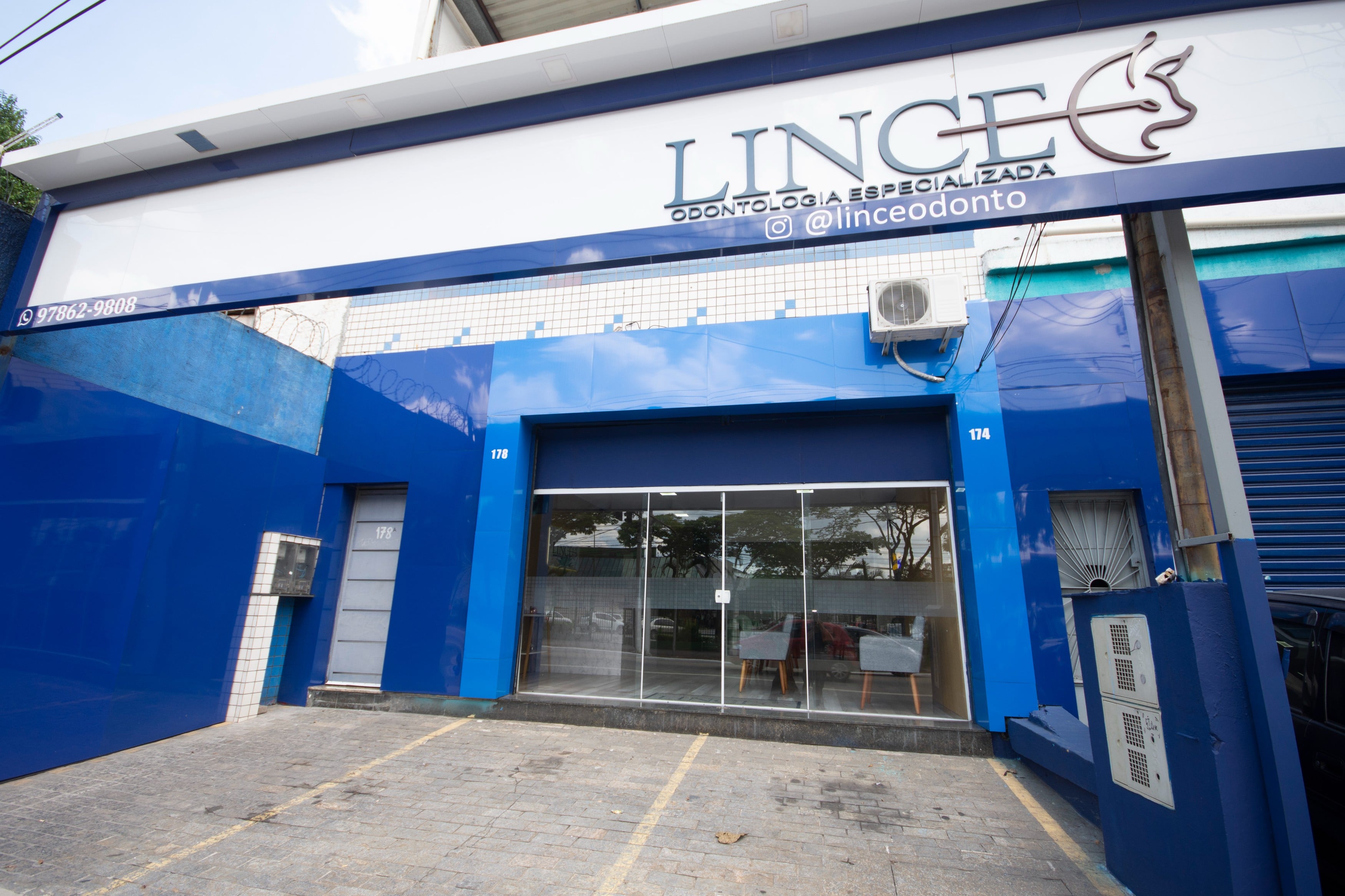 Fachada da Lince Odontologia — R. Benjamin Pereira, 174, Jaçanã, São Paulo