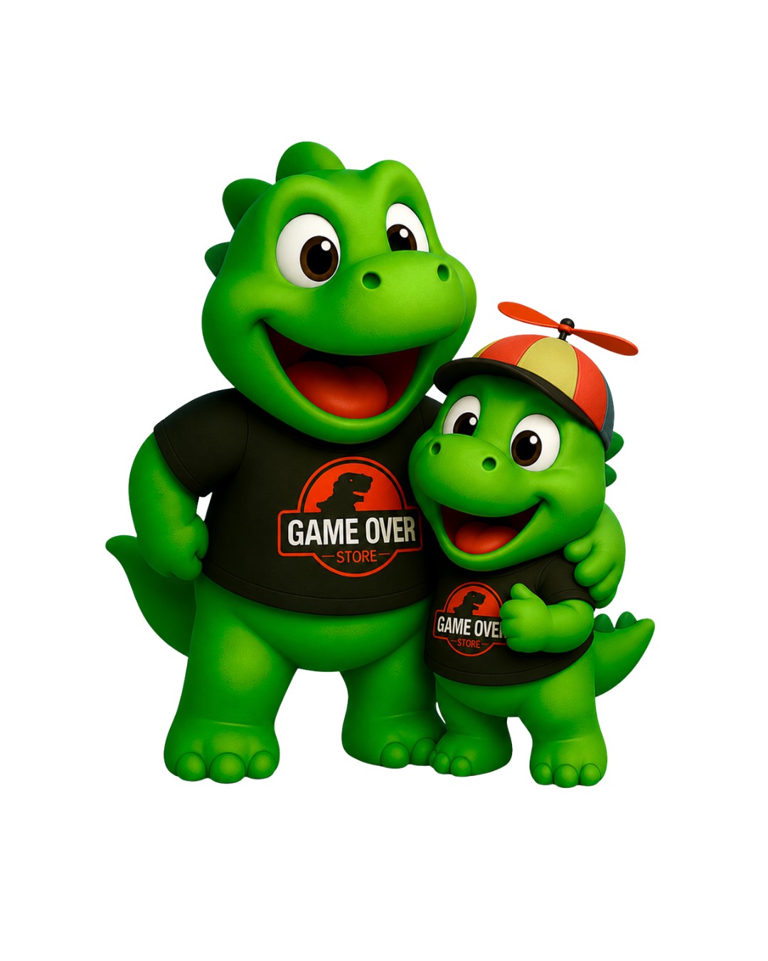 Mascote Dia dos Pais Game Over