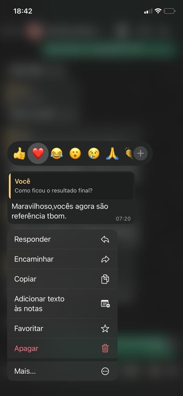 Depoimento de cliente