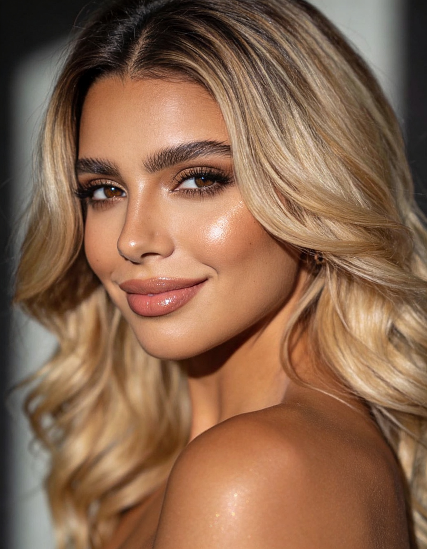 Modelo cabelo solto