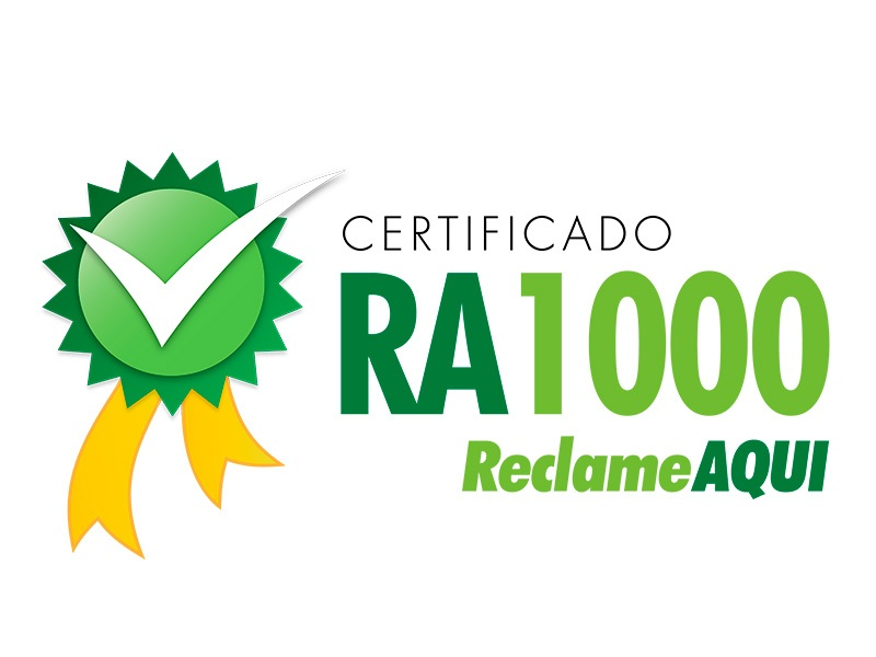 Certificado RA1000 do Reclame Aqui — DM