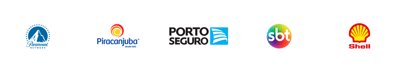 Paramount Network, Piracanjuba, Porto Seguro, SBT e Shell