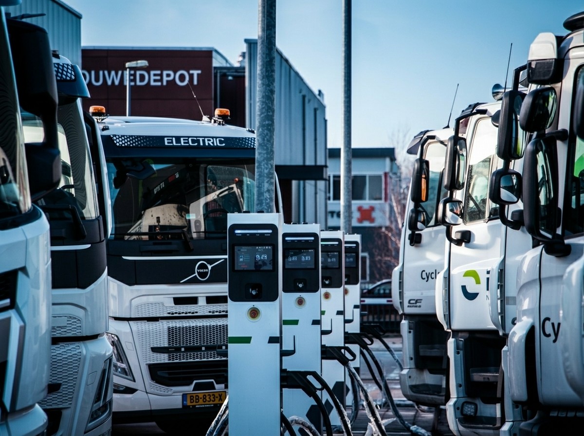 Carregador EV Teison Frota Caminhões