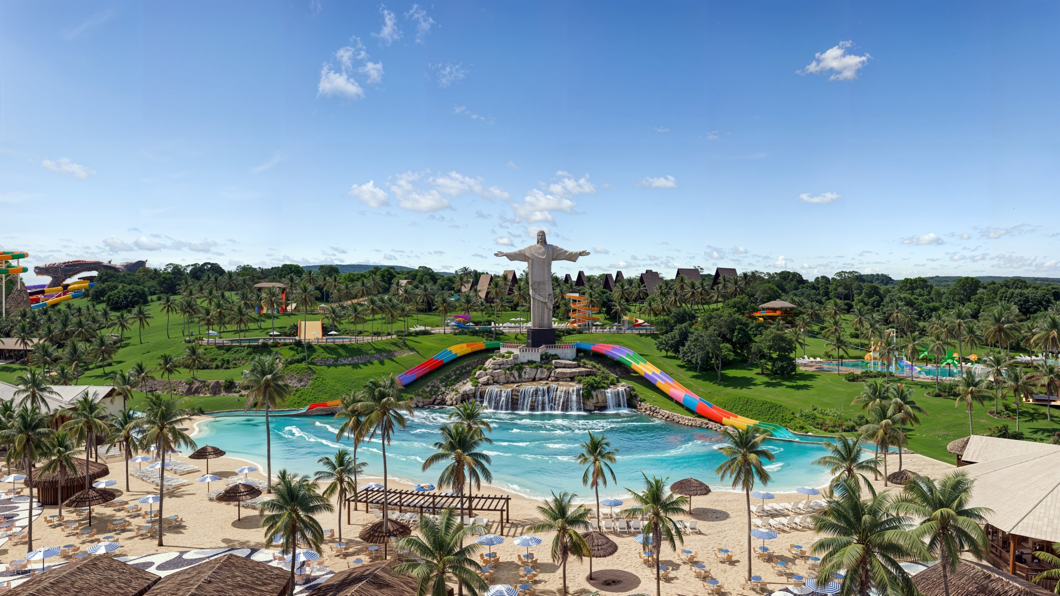 Vista aérea AquaMais