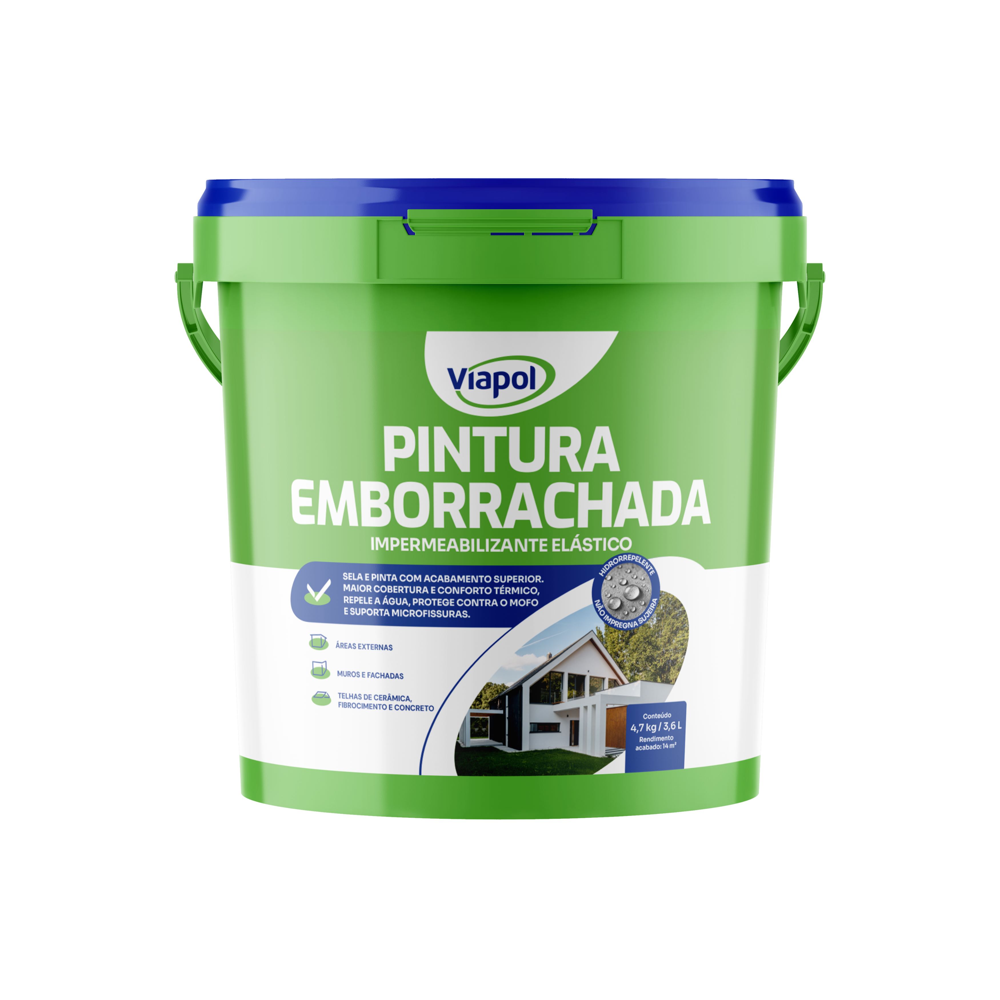 Embalagem da Pintura Emborrachada