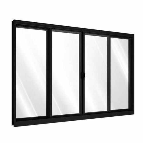 Janela de correr 4 folhas linha suprema (BÁSICA) 2000x1000