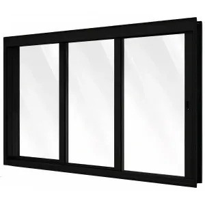 Janela de correr 3 folhas móveis (SIMPLES) 1500x1000