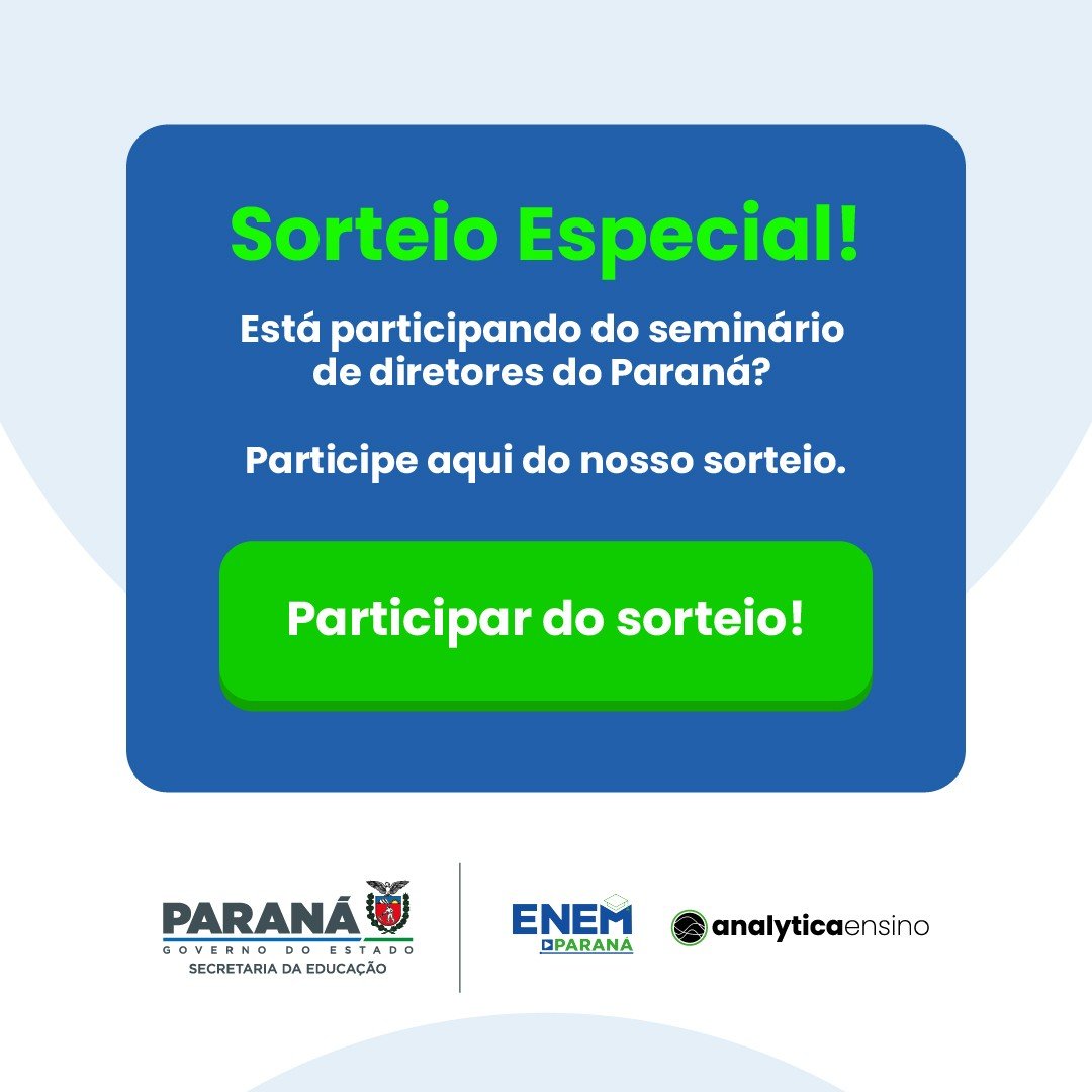 Sorteio Analytica Ensino