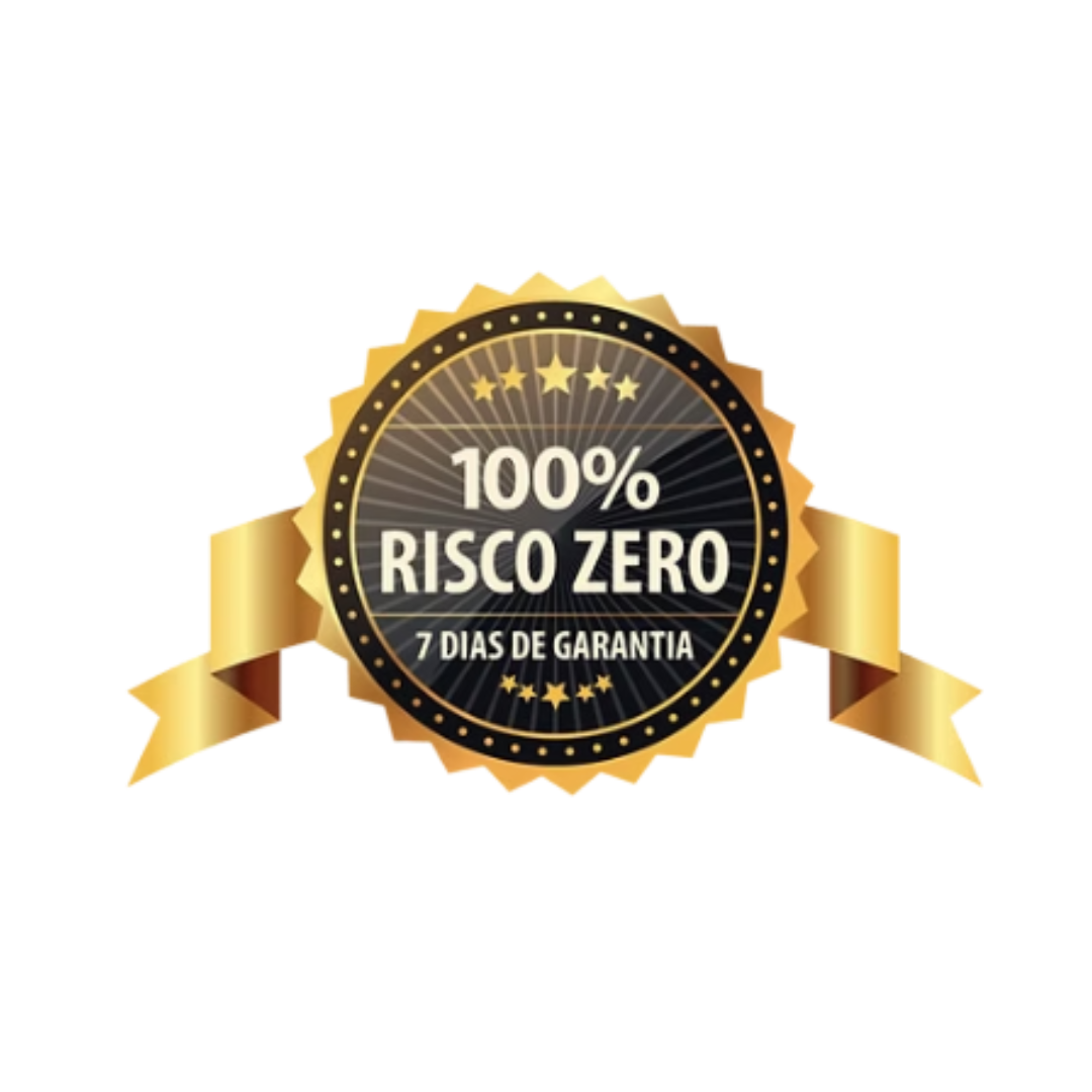 100% risco zero, 7 dias de garantia