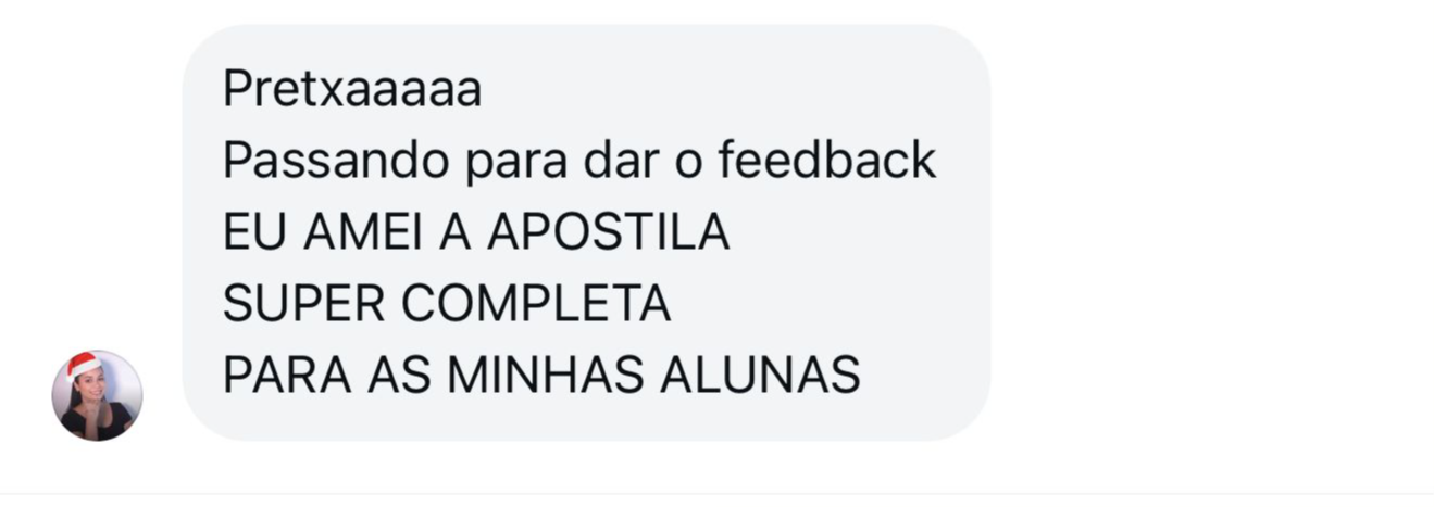 Feedback de aluna