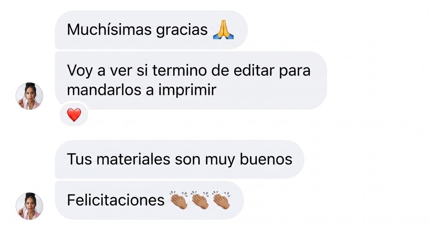 Feedback de alumna
