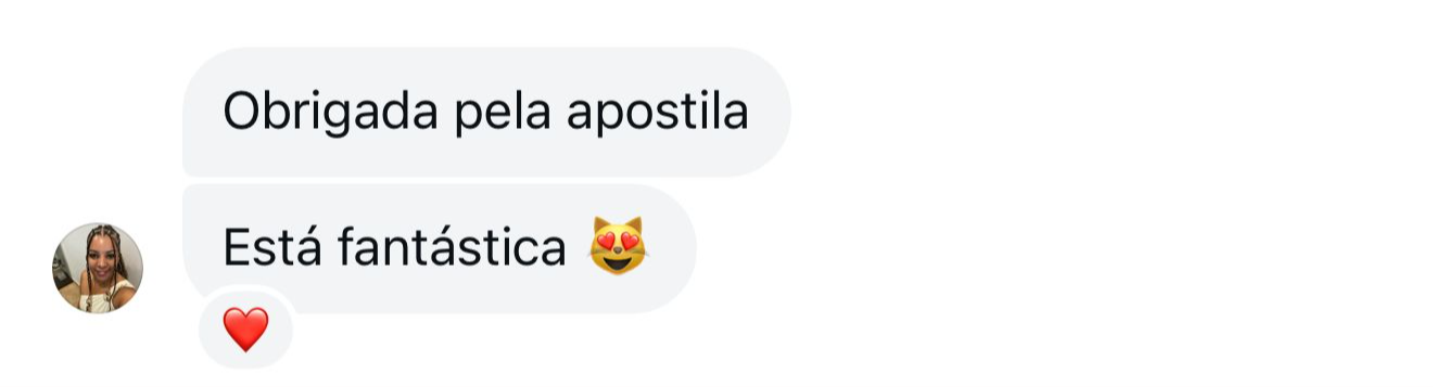 Feedback de aluna