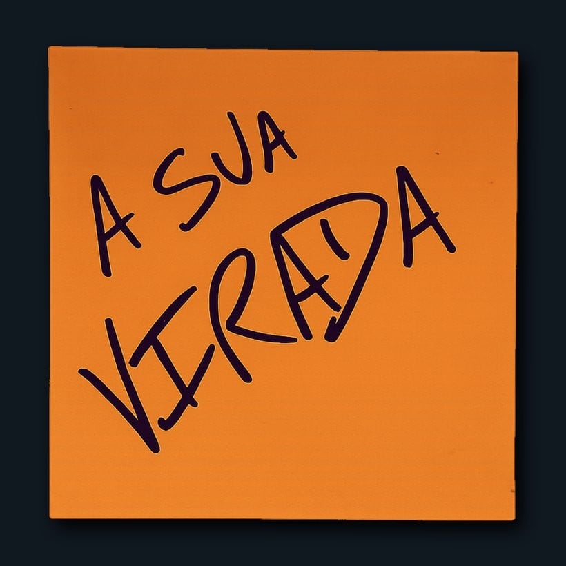 Post-it manuscrito: A sua Virada.