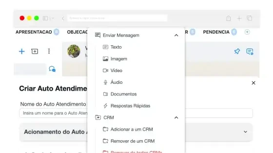 Interface de chatbot
