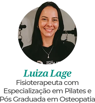 Luiza Lage, fisioterapeuta do Instituto Bruno Gonçalves em Itabuna, especialista em Osteopatia e Pilates para recuperação da autonomia.