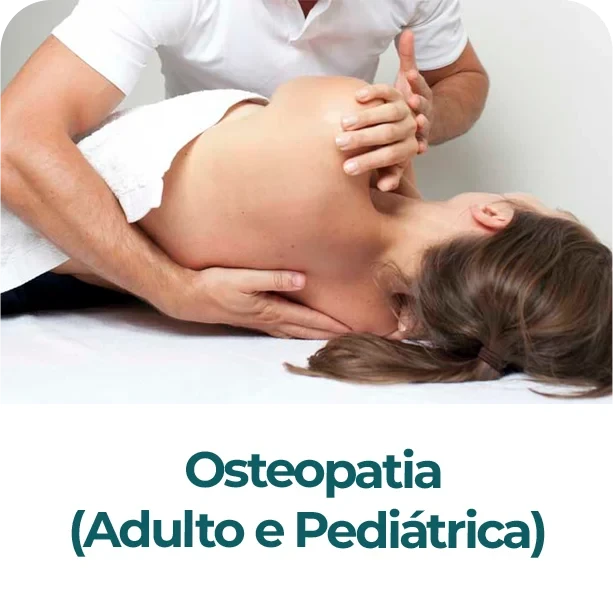 Sessão de osteopatia adulto e pediátrica no Instituto Bruno Gonçalves