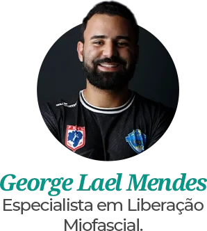 George Lael Mendes, especialista em Liberação Miofascial no Instituto Bruno Gonçalves em Itabuna, focado no alívio de dores e qualidade de vida.