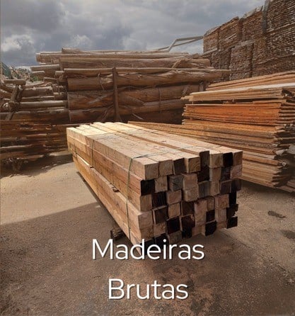 Madeiras brutas