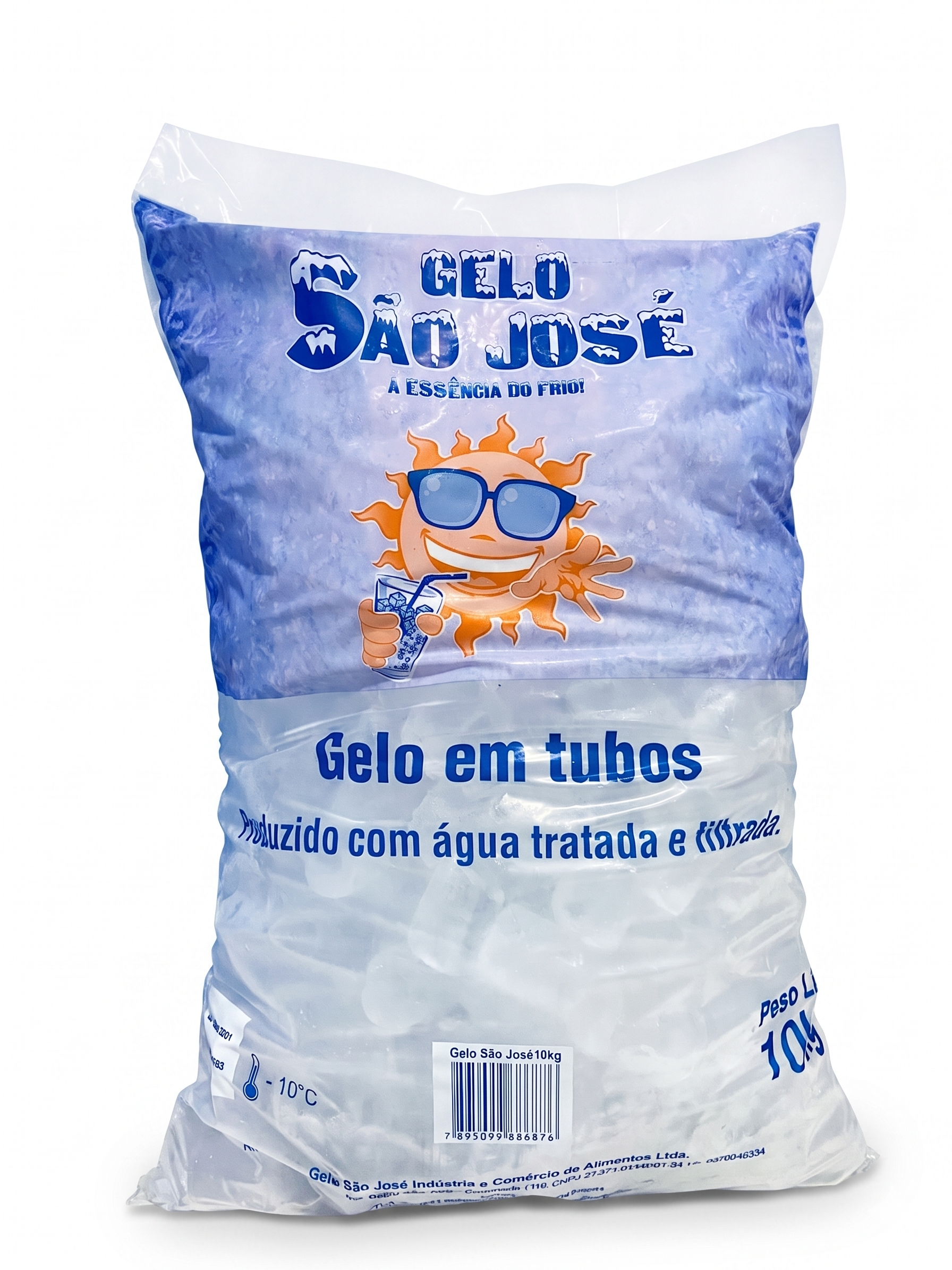 Gelo em Tubos 10 kg