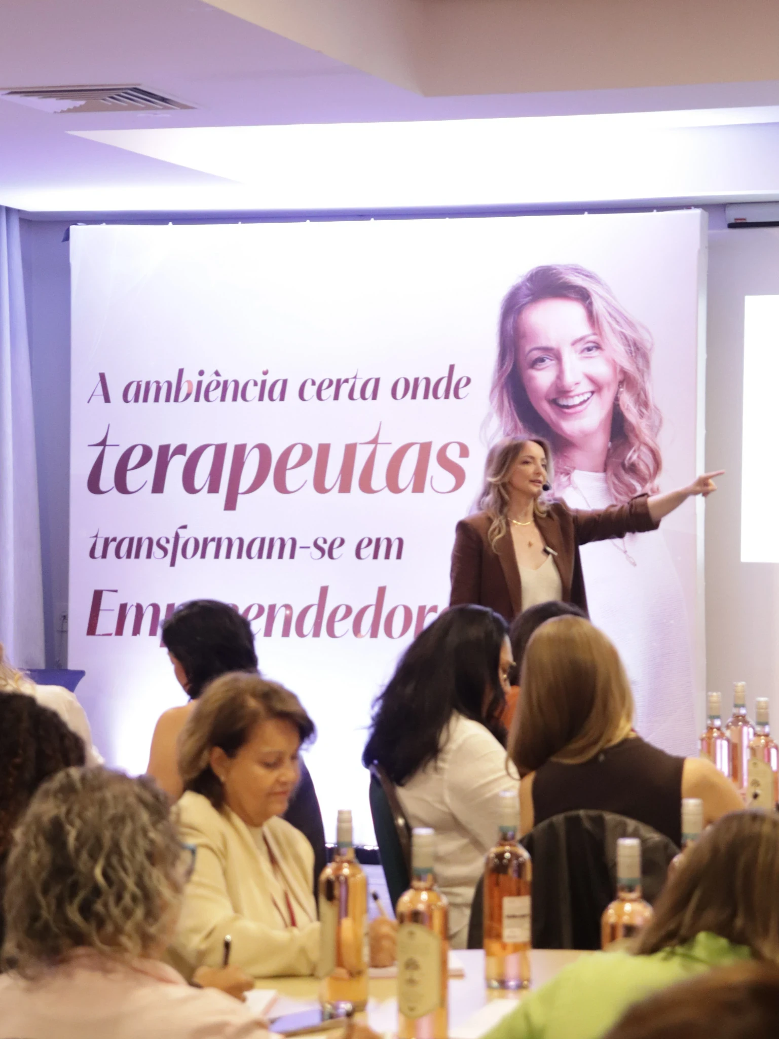 Tatiana Pacher no palco