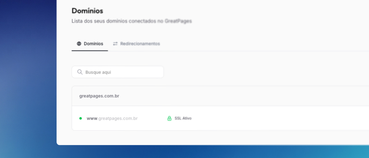 Conectar seu domínio e publicar