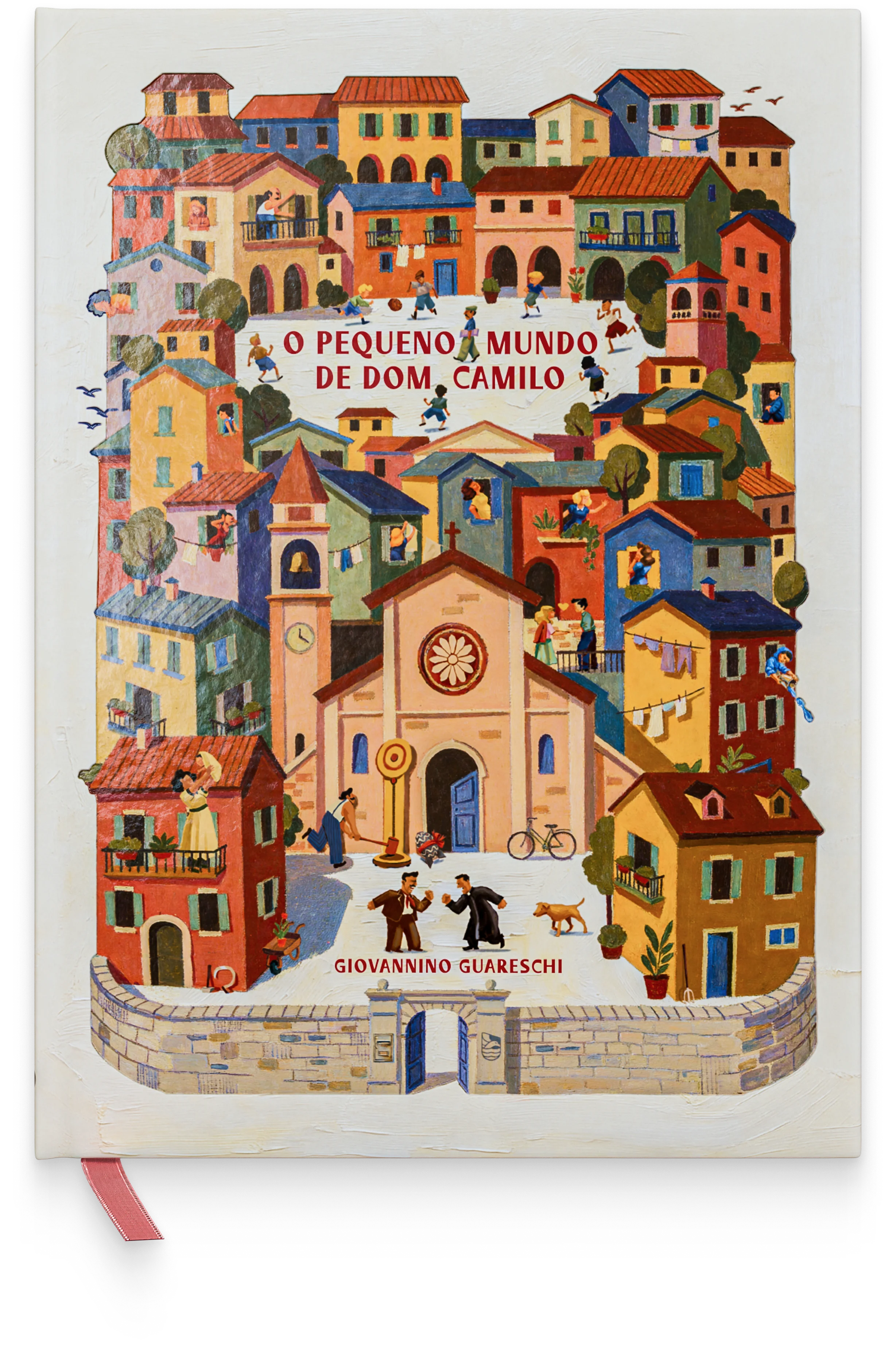Capa do livro O Pequeno Mundo de Dom Camilo, de Giovannino Guareschi