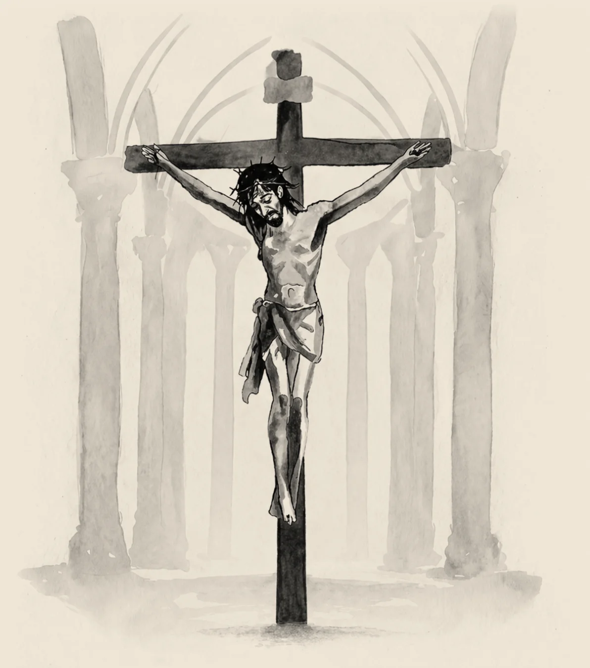Ilustração do Cristo do altar