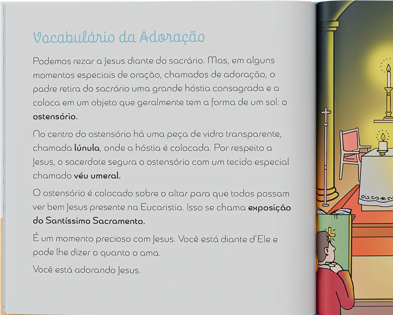 Página do livro Explique-me: a adoração