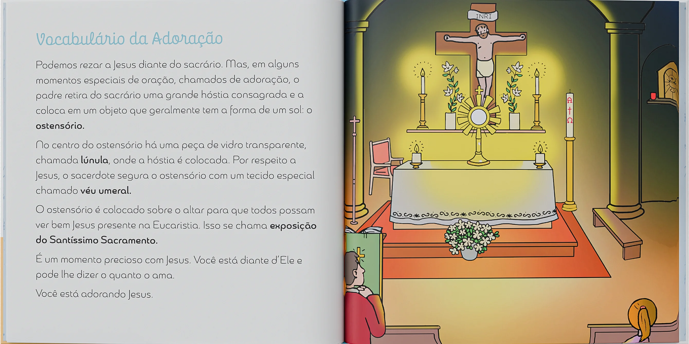 Página do livro Explique-me: a adoração