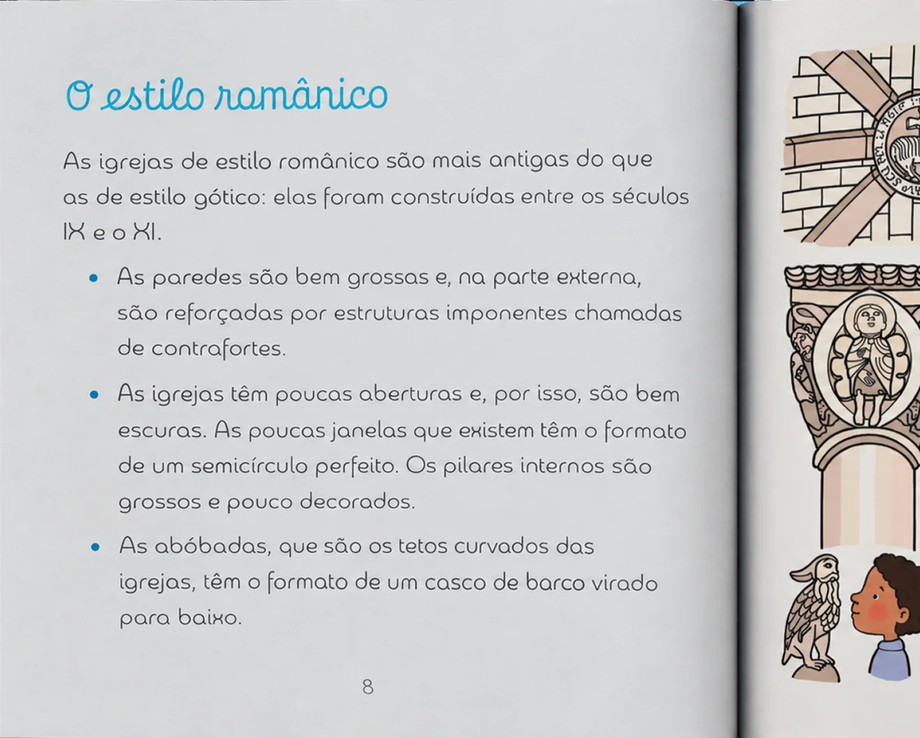 Página do livro Explique-me: as igrejas