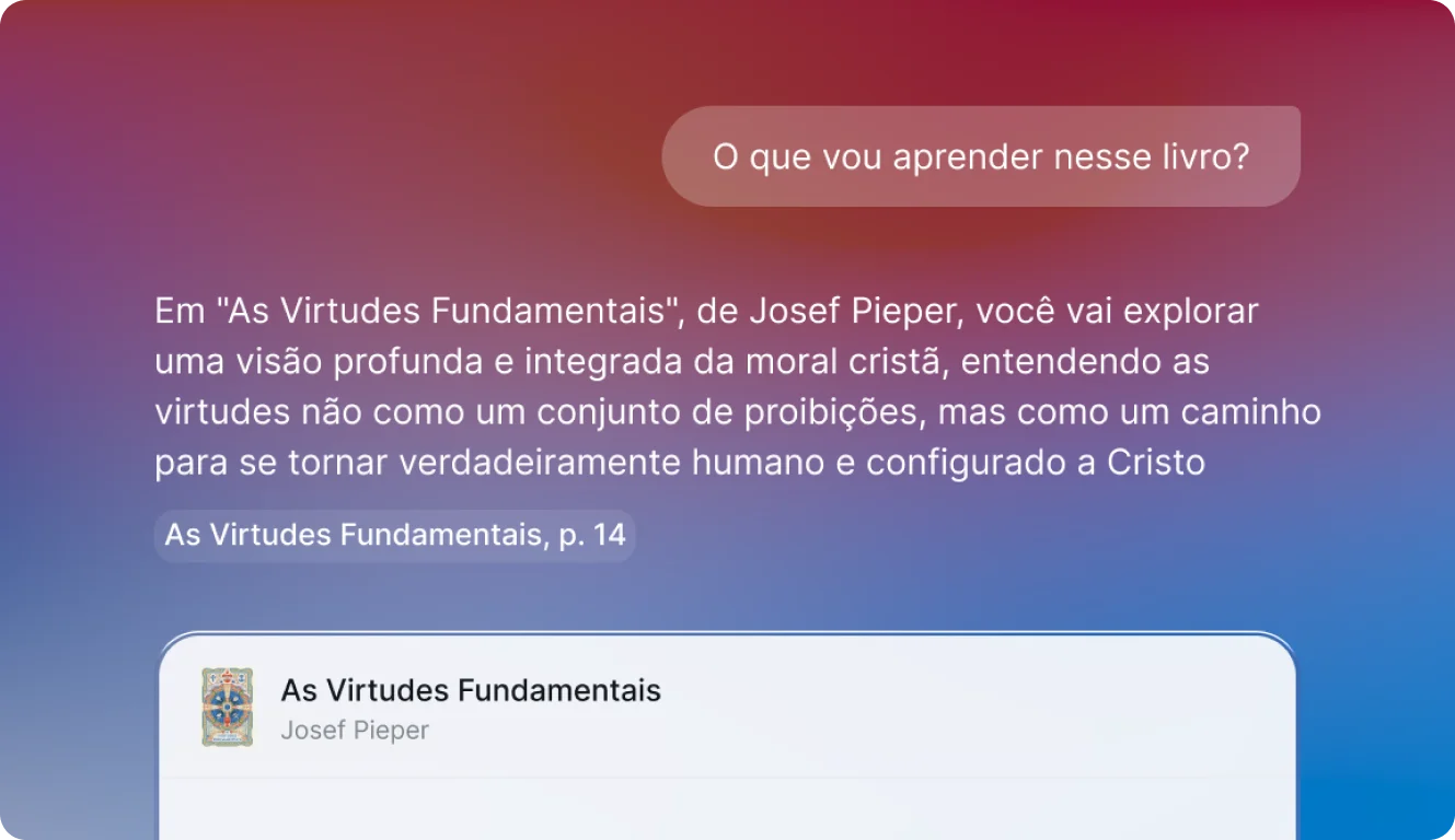 Converse com os livros