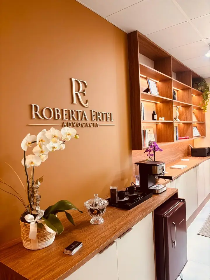 Recepção do escritório Roberta Ertel Advocacia Imobiliária