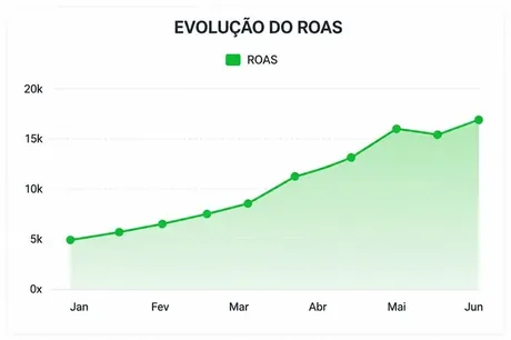 Evolução do ROAS