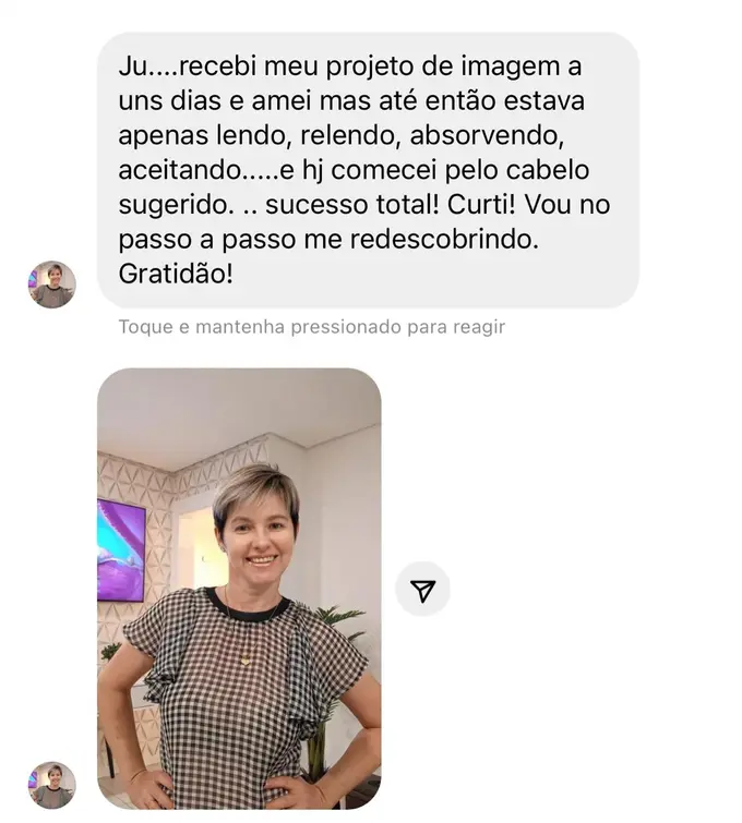 Depoimento: arquiteta conta que o Projeto de Imagem foi o melhor investimento que já fez, ganhou promoção para gerente e fechou um serviço de 90 mil reais