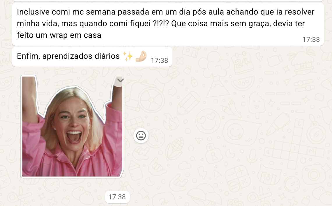 Aprendizados nas escolhas alimentares