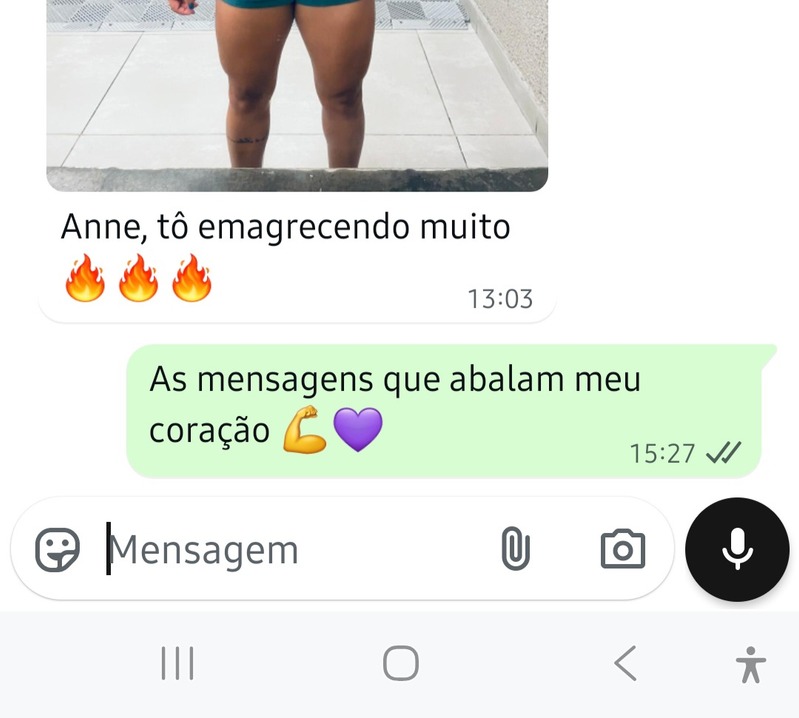 Depoimento 9 apresentado no site de Anne Viana