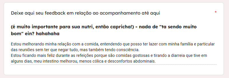 Depoimento 05 de paciente da Carolina Mota, print original