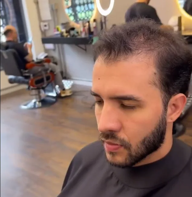 Cliente 1 antes da aplicação