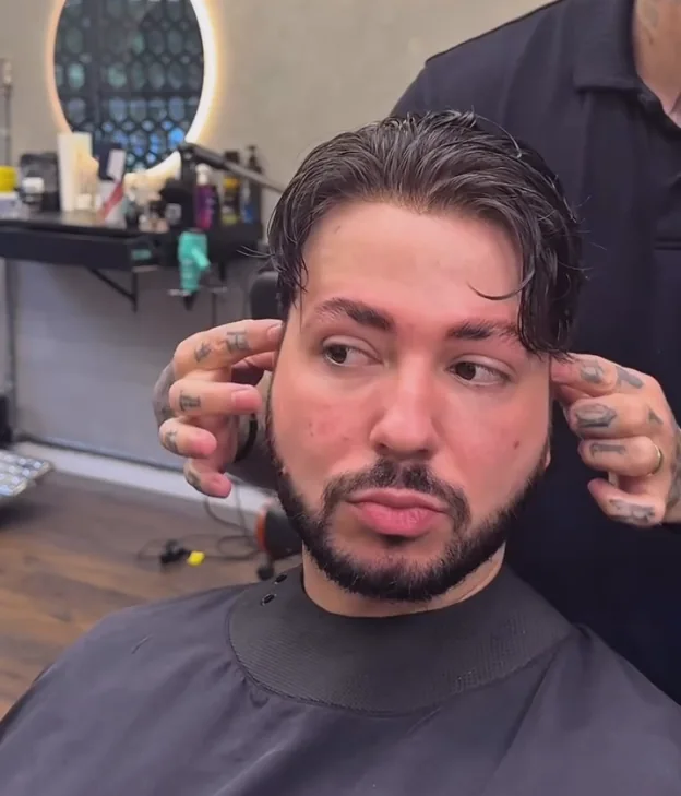 Resultado final do cliente 4 após aplicação e corte