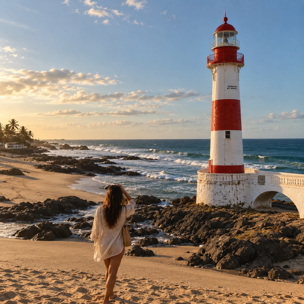 Farol de Itapuã e Lagoa do Abaeté