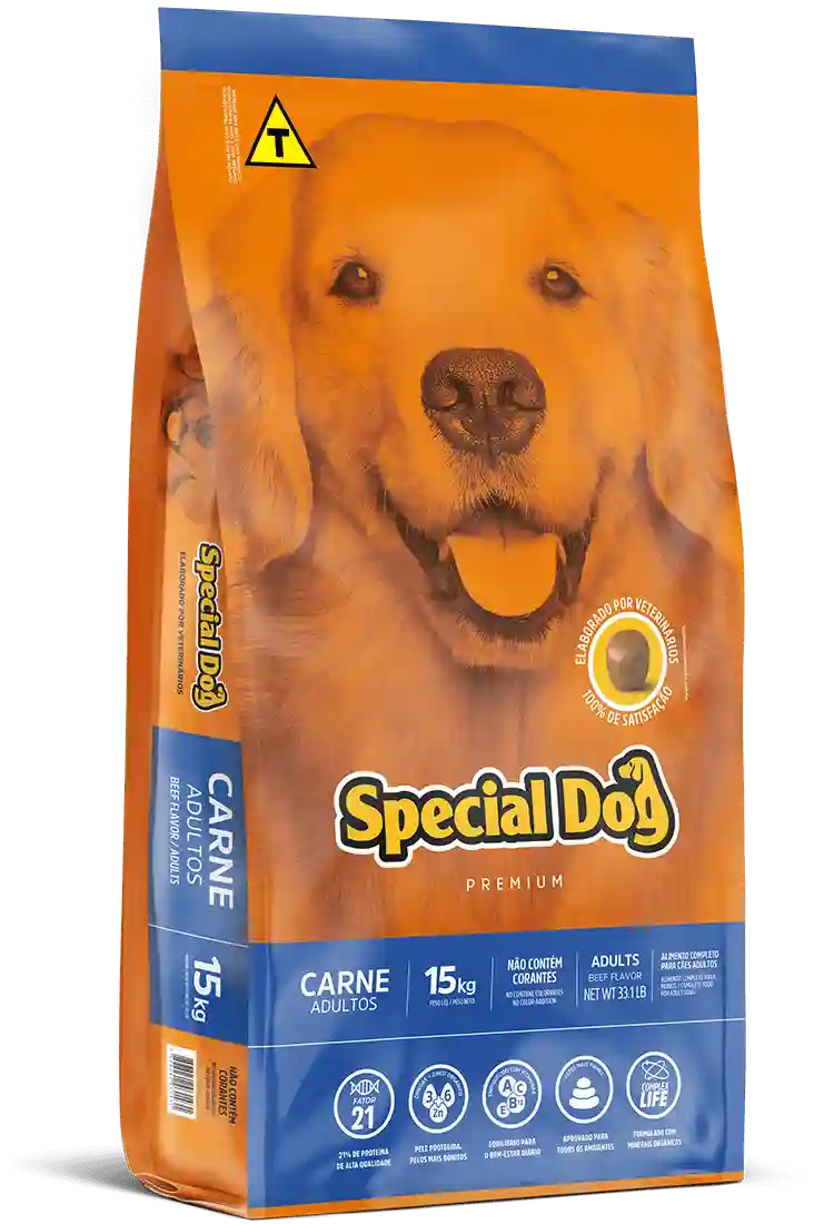 Ração Special Dog Premium Cães Adultos Carne