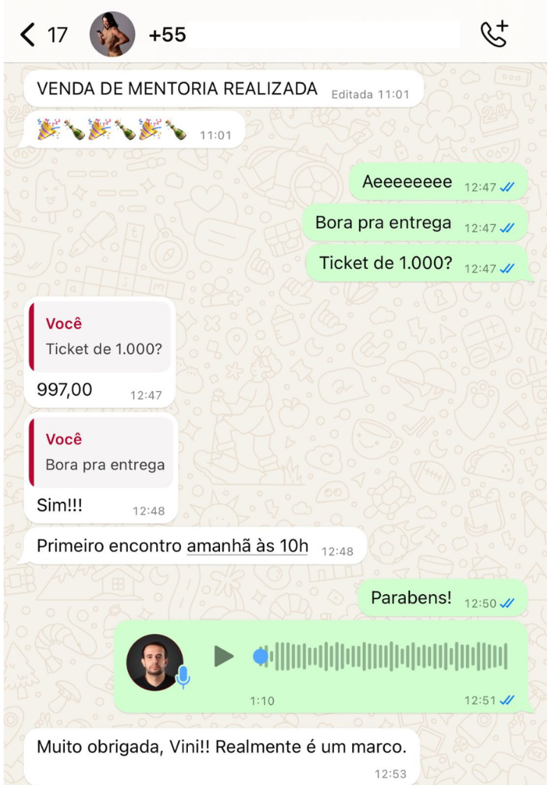 Depoimento de aluno do Funil de 1 Dia