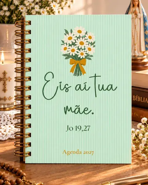 Mockup da capa da agenda