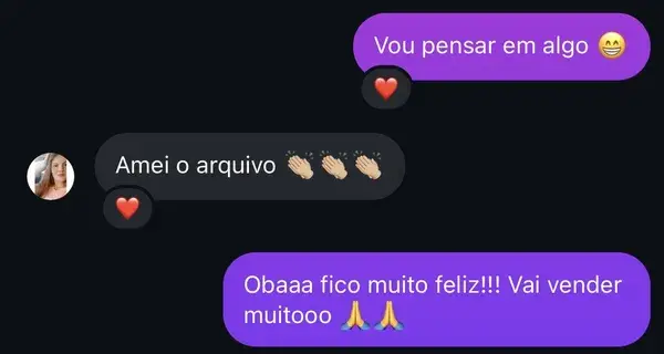 Mensagem: Amei o arquivo
