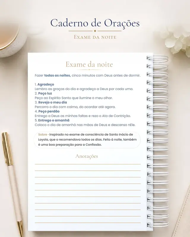 Página Exame da noite