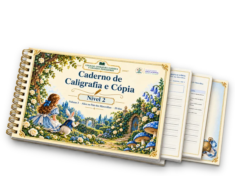 Por dentro: Caligrafia com os 12 Clássicos · 3 níveis
