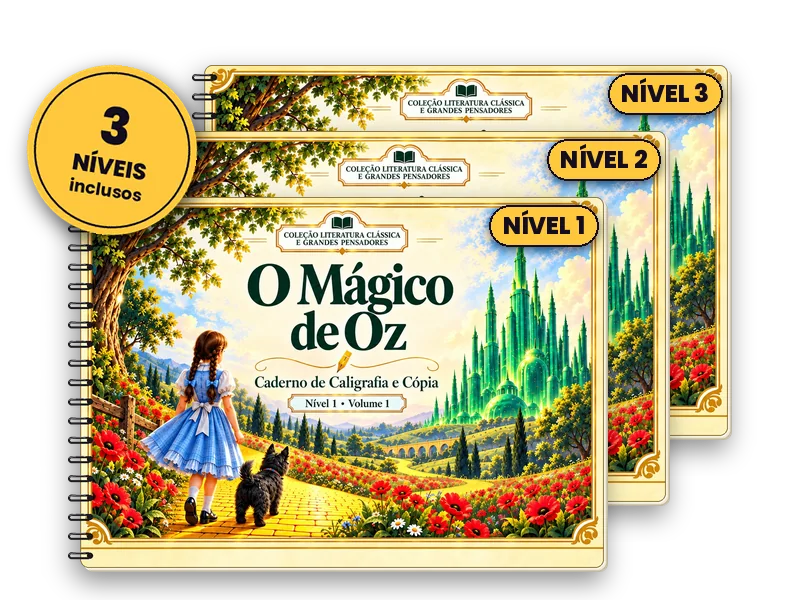 Caligrafia · Livro 1 · O Mágico de Oz