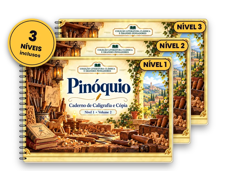 Caligrafia · Livro 2 · As Aventuras de Pinóquio